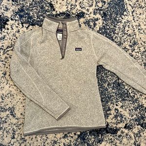 Patagonia Quarter Zip || Grey Knit Patagonia || Patagonia Sweater || Patagonia